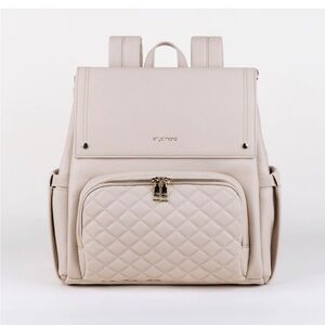 Enya Mond Luna Diaper Bag, color isabelline